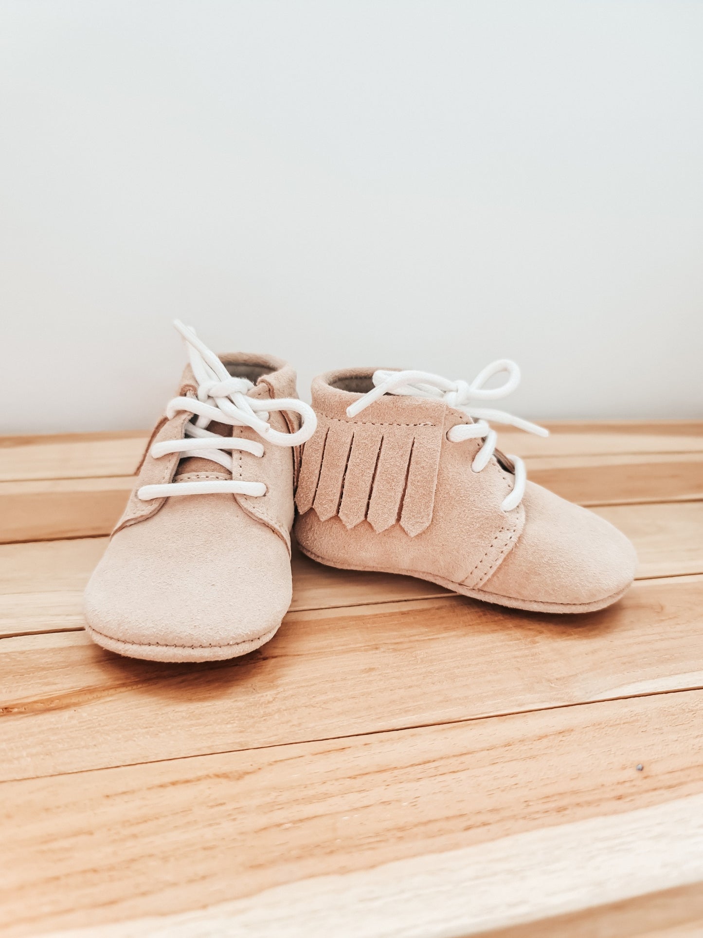 Mavies Fringe Boots | Beige