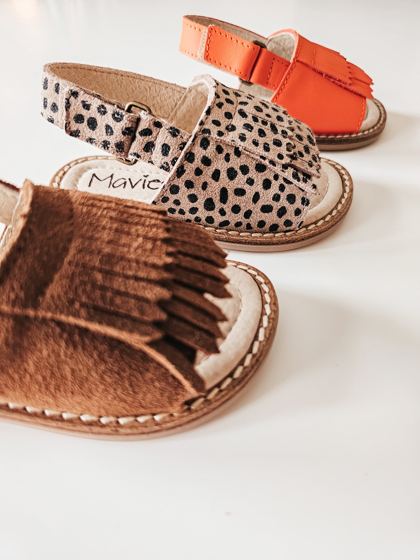 Mavies Nina Sandals | Speckle Sand