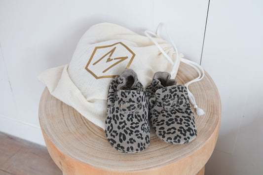 Mavies First Steps | Leopard Grey