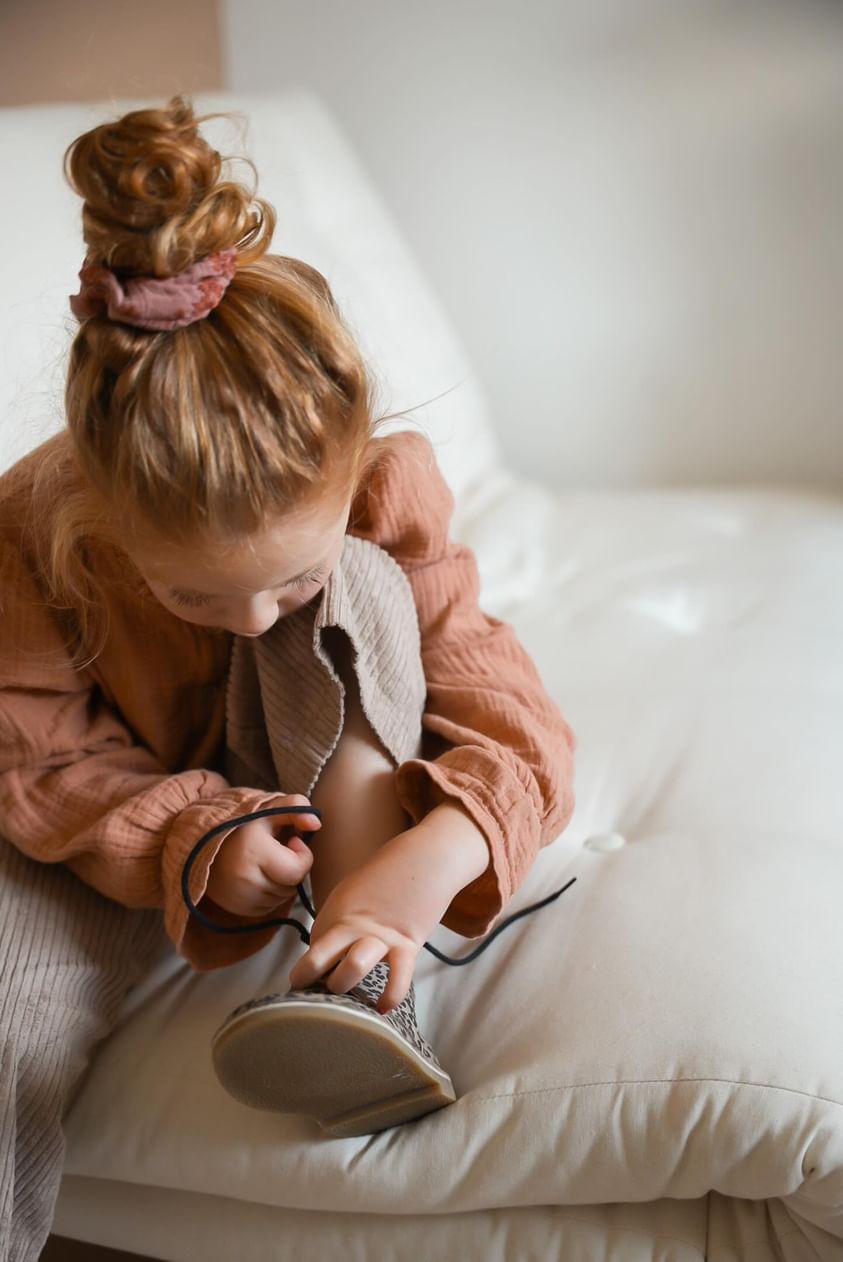 Mavies kidsboots | Leopard Grey