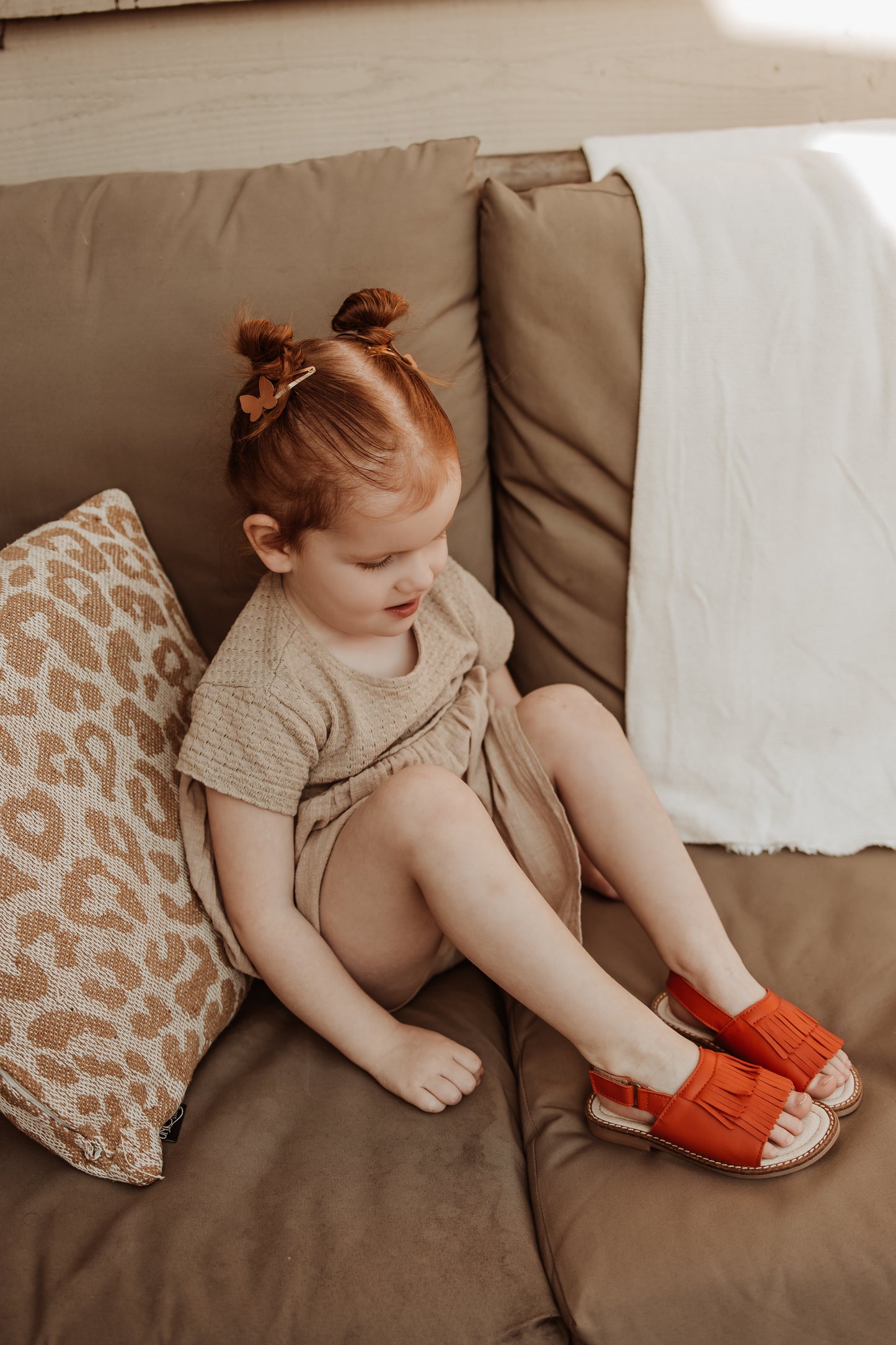 Mavies Nina Sandals | Orange