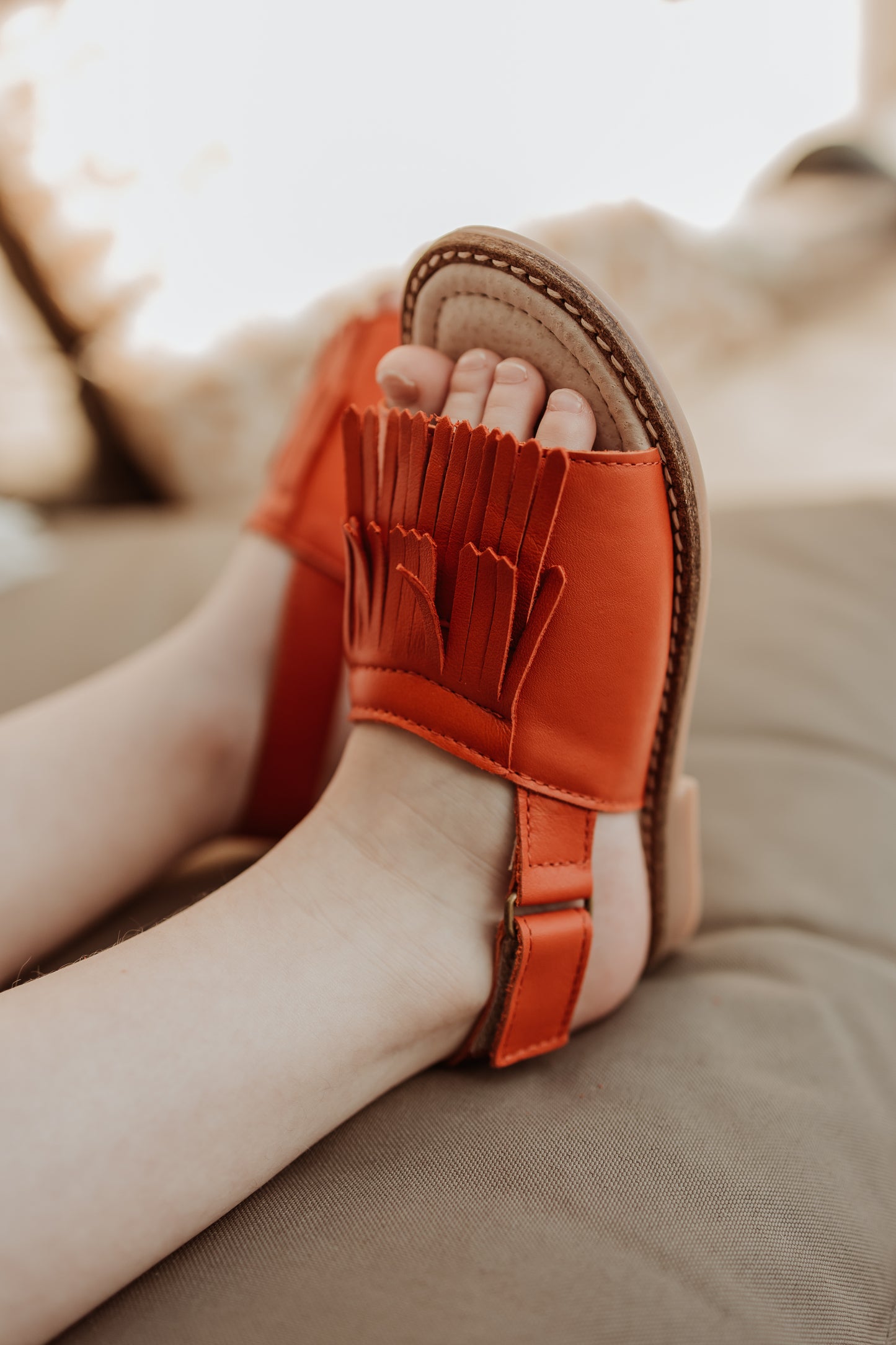 Mavies Nina Sandals | Orange